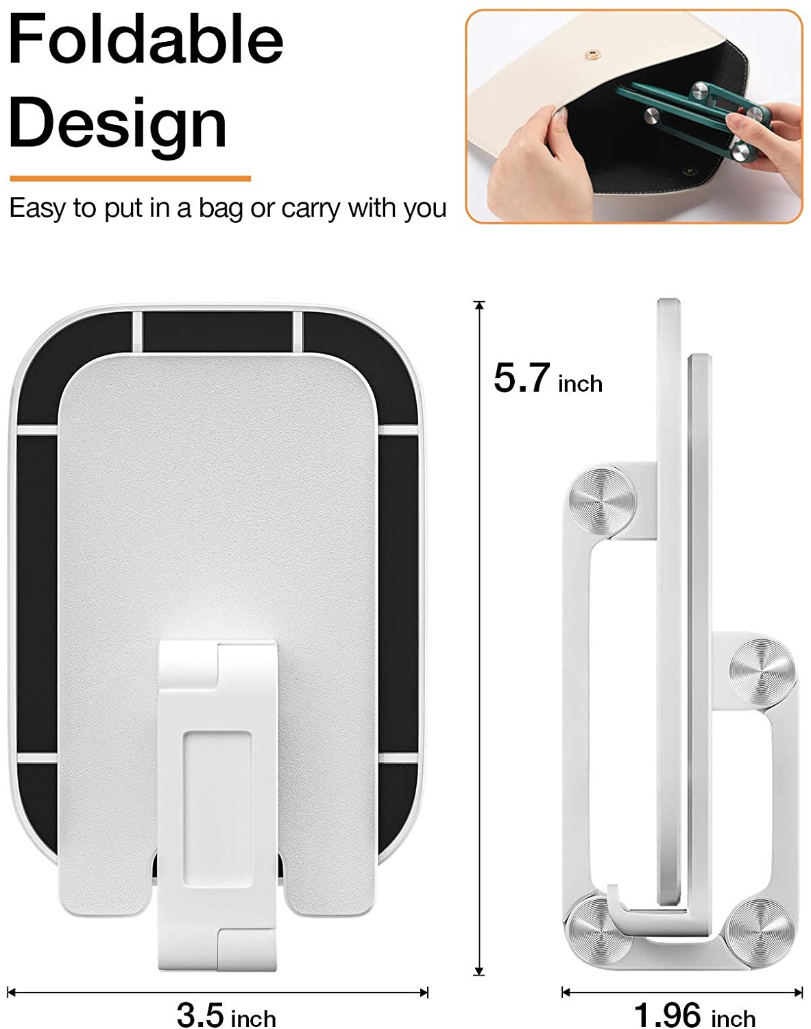 Angle Height Adjustable Foldable Mobile Stand Cell Phone Holder iPad Tablet  Stand